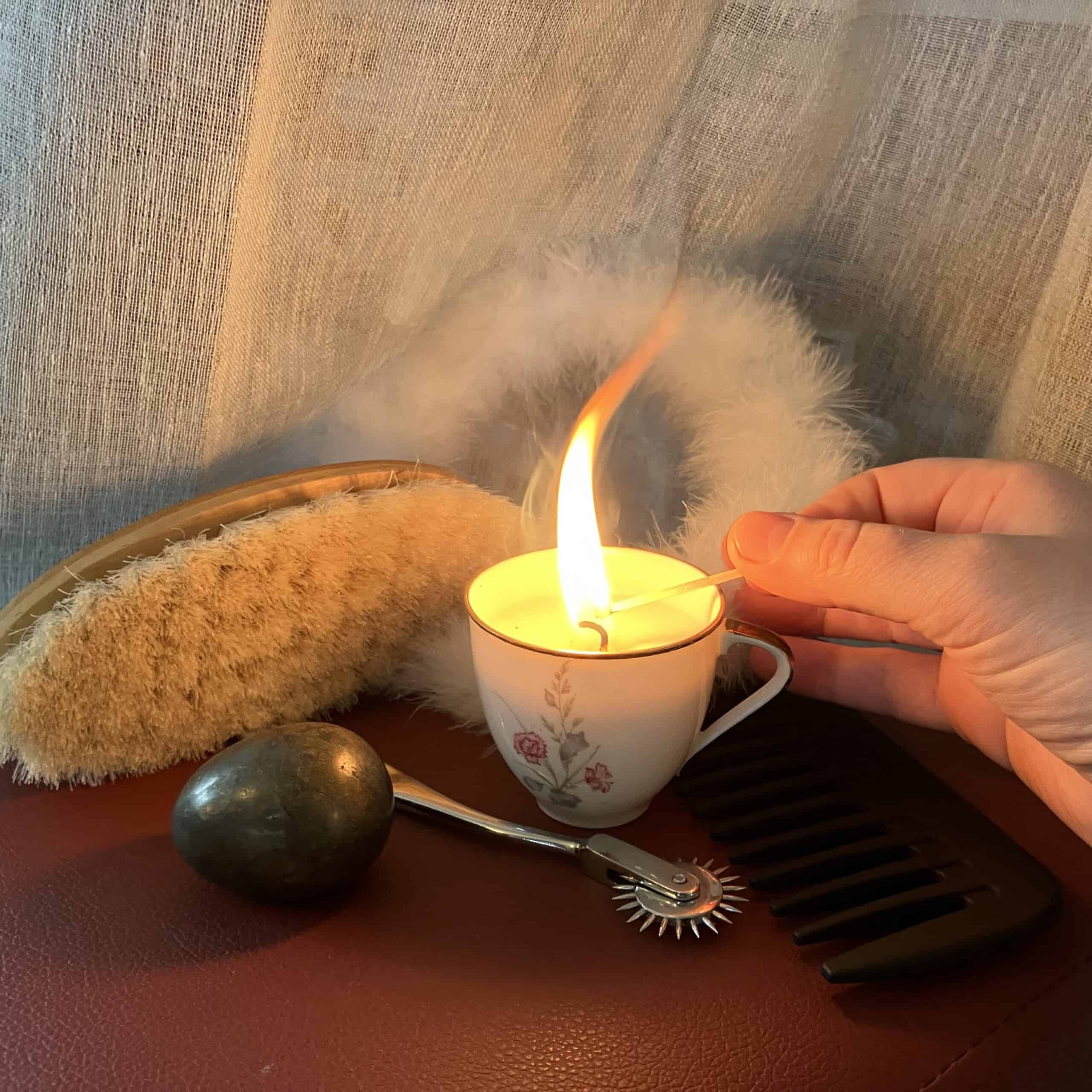Massageljus