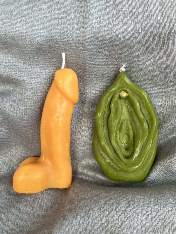 Lingam Mellan - Handgjutet ljus - Bild 7